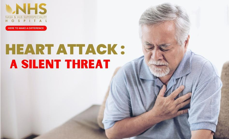 NHS Hospital awareness creative: Heart Attack — A Silent Threat