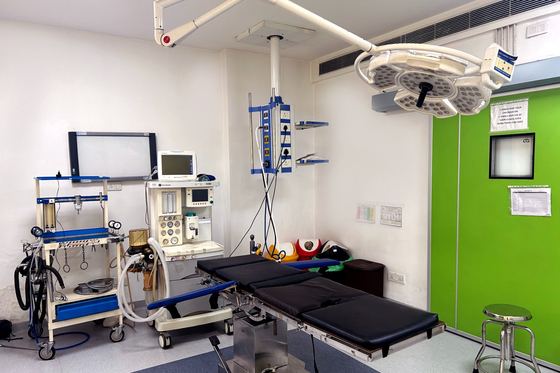A modular operation theatre at NHS Hospital