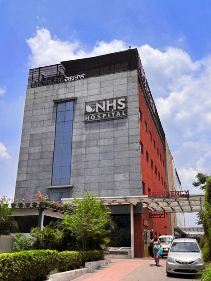 NHS Hospital, Jalandhar, seen from outside