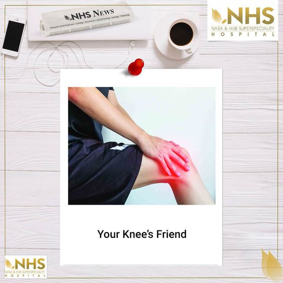 Press clipping headlined Your knee's friend