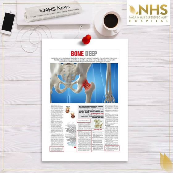 Press coverage of avascular necrosis, headlined All about bone death or Bone deep
